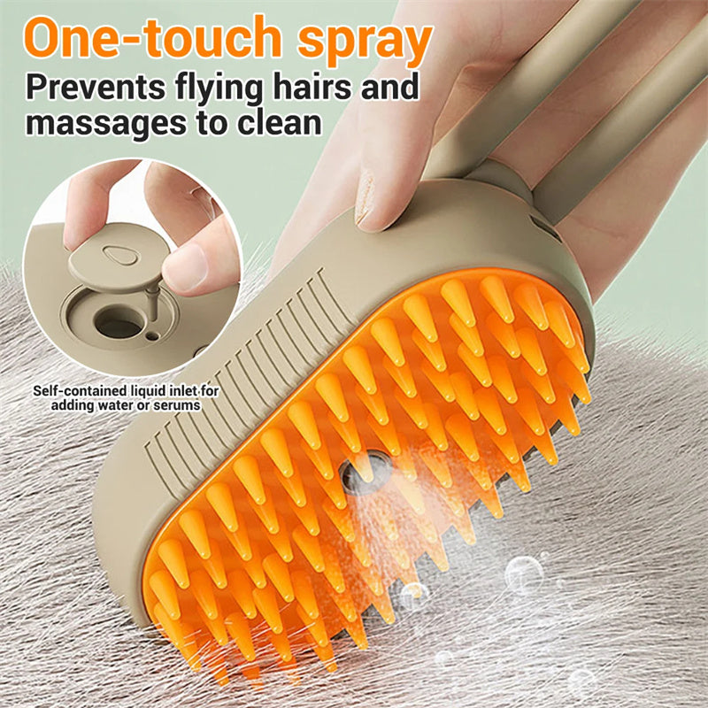 3 in 1 Pet Steam Brush