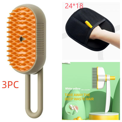 3 in 1 Pet Steam Brush