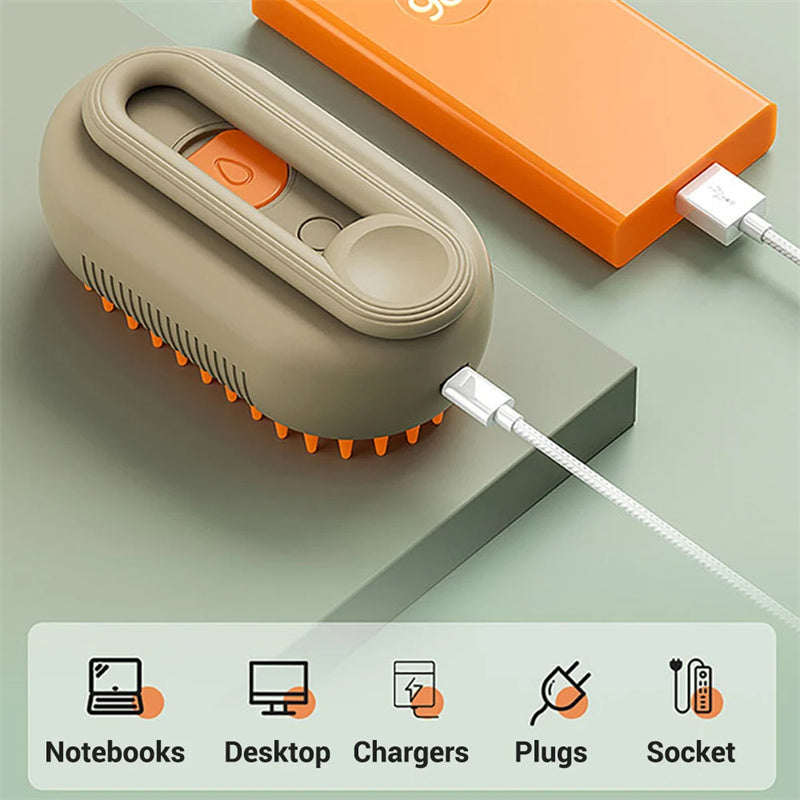 3 in 1 Pet Steam Brush